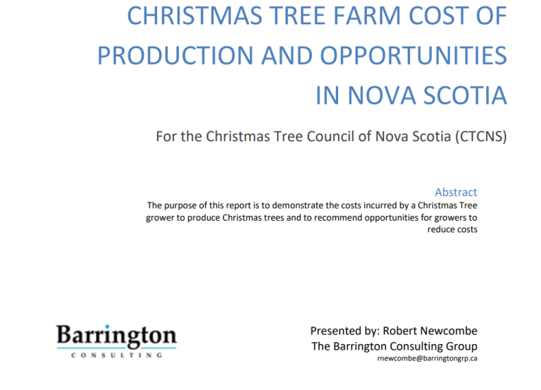 Christmas Tree Cost of Production Report, Calculator & Tutorial